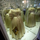 The ivory silk wedding dress worn by Queen Victoria in her marriage to Prince Albert in 1840 is displayed and then reflected in mirrors as part of the exhibition "Victoria Revealed" in the building where she was born, Kensington Palace in London, Tuesday, March 20, 2012. Kensington Palace has been transformed following a 12 million pounds ($19 million, 14.4 million euro) restoration project timed to be completed for this summer's Queen Elizabeth II's Diamond Jubilee and the London 2012 Olympics. (AP Photo/Matt Dunham)